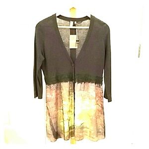Anthropologie top/tunic/sweater/cardigan sz S